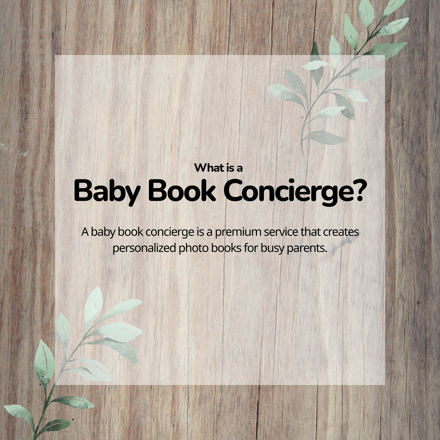 Baby Book Concierge