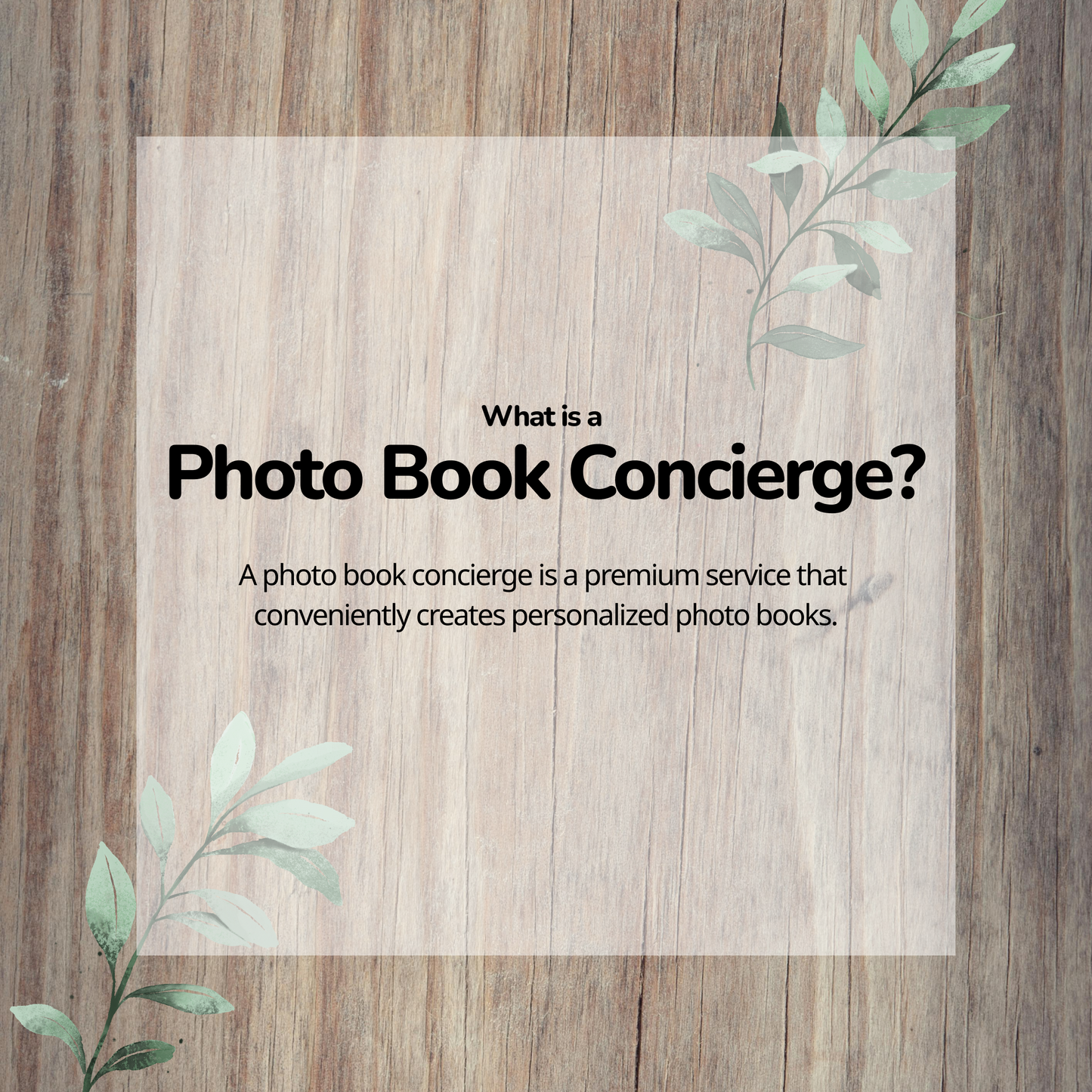 Photo Book Concierge